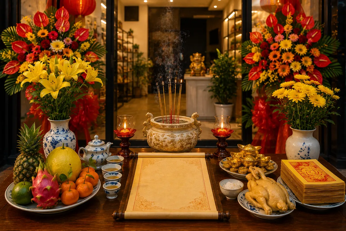 Văn Khấn Khai Trương Cửa Hàng, Công Ty