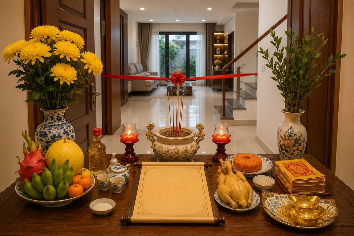 Văn Khấn Nhập Trạch Về Nhà Mới (Thủ Tục & Bài Cúng)