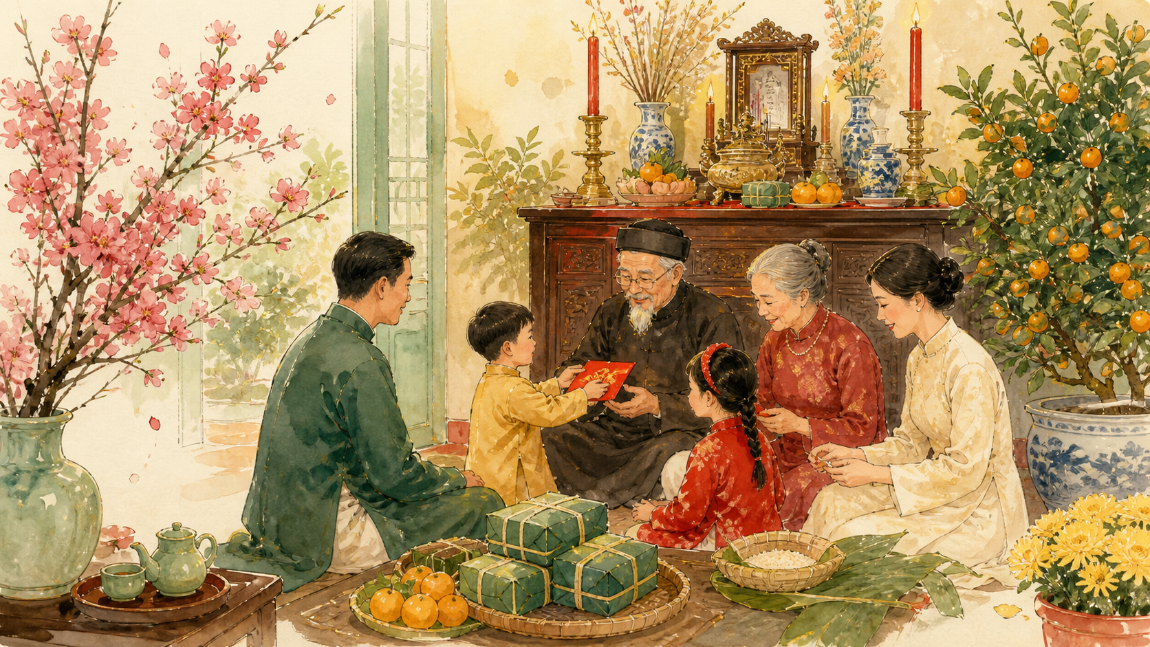 Tết Đinh Mùi 2027: Giao thừa, tất niên, mùng 1 và phong tục đầu năm